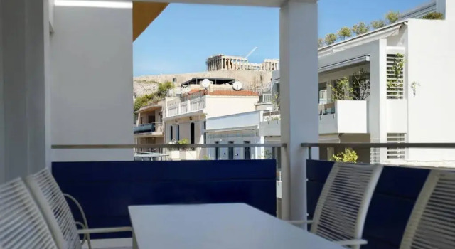 Апартаменты White Marble residence with Parthenon views