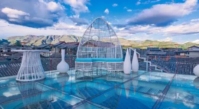 Shuiyue Yuntian INN, Prenota Hotel Hotel a Lijiang con piscina, Piscina