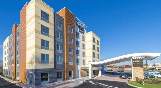 Кровать в общем номере Fairfield Inn & Suites Boston Marlborough/Apex Center
