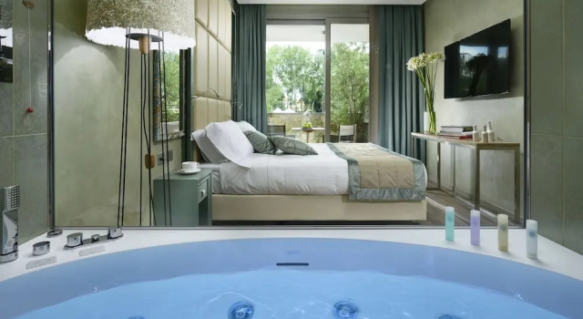 Двухместный номер Deluxe с балконом и вид на реку Арно Ville SullArno - Preferred Hotels & Resorts