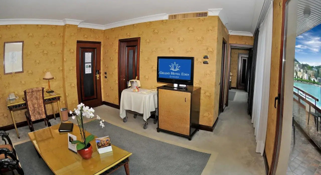 Grand Hotel Eden, Забронировать Отель Бизнес-отели Лугано, рядом с Парк Ciani, 4* 5*