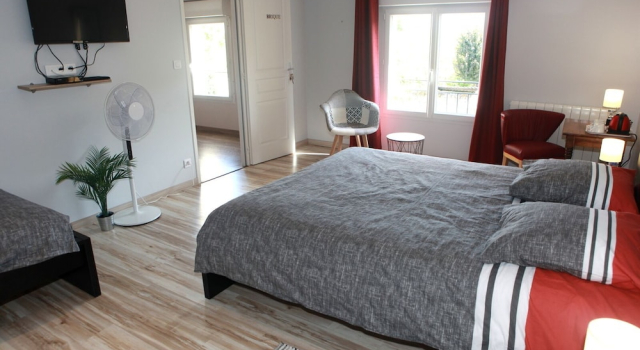 Семейный номер Standard Chambres d'hôtes "Au clocher"