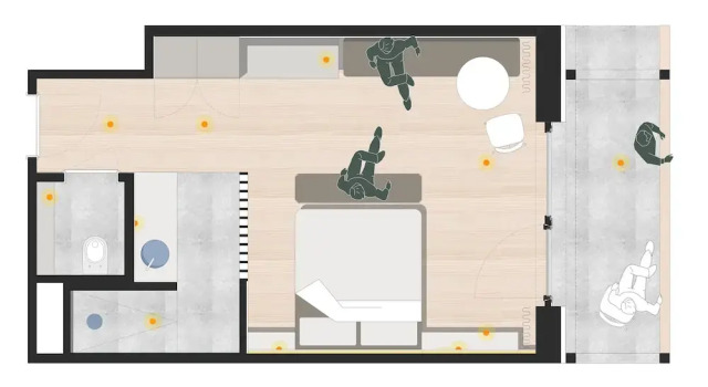 Номер Standard Belsers Hotel
