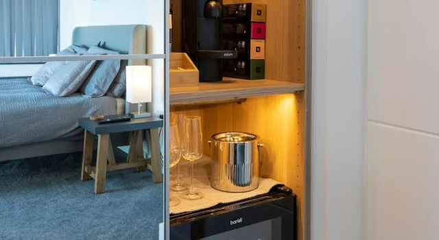 Standard Doppel Zimmer mit Balkon Uno St Ives - Luxury Serviced Accommodation