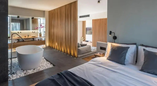 Люкс Deluxe с видом на город Hub Suites, Luxury living in Athens