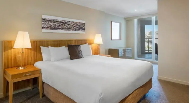 Апартаменты с 2 комнатами с балконом и с видом на океан Oaks Hervey Bay Resort and Spa