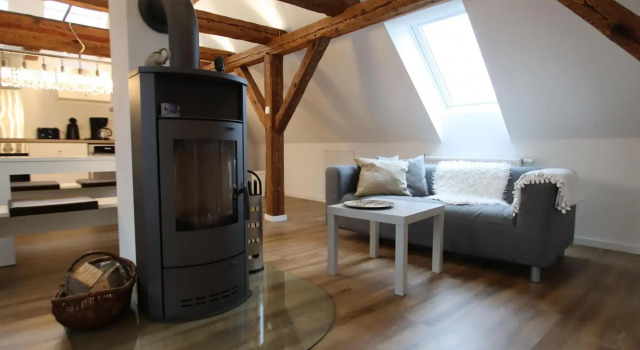 Charmante Ferienwohnung mit Kamin in Zarchlin, Boek Hotel Zarchlin Mecklenburg-Voor-Pommeren