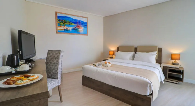 Номер Superior с балконом и с частичным видом на море Palace Hotel Athens Riviera