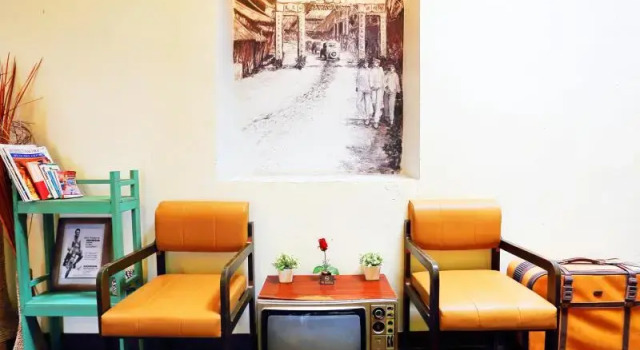 Кровать в общем номере Luang Poj Boutique Hostel