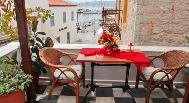 Студия с видом на море Glaros Guesthouse