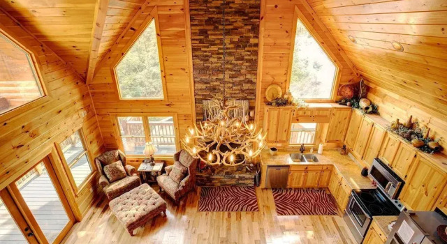 Inspiration Ridge Nevaeh Cabin Rentals, Rezerwuj Dom wakacyjny Blue Ridge Georgia