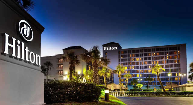 Hilton Galveston Island Resort, Забронировать Курортный отель Галвестон Texas Gulf Coast, рядом с Рыболовный пирс на 61-й улице
