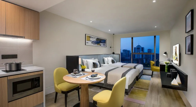 Двухместный номер Executive c 1 комнатой Citadines Gaoke Liangjiang Chongqing