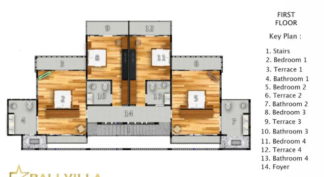 Вилла Villa Ze Mar Luxury 4 bed Canggu 700 meters to beach