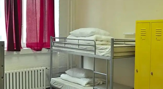 Кровать в общем номере All In Hostel
