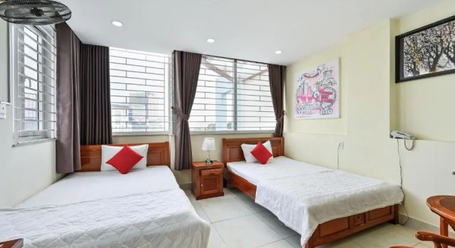 Семейный номер Standard с красивым видом из окна Quang Hoa Airport Hotel