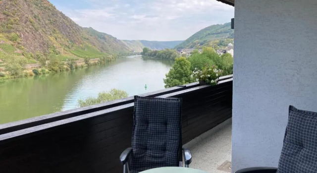 Апартаменты с балконом и с видом на реку Hotel Haus Erholung