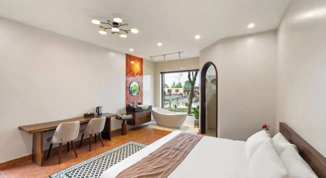 Двухместный номер Deluxe с видом на озеро Cuc Phuong Retreat - Khoáng Nóng Thiên Nhiên