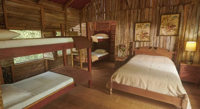Семейное бунгало с видом на внутренний двор Santa Maria Volcano Lodge