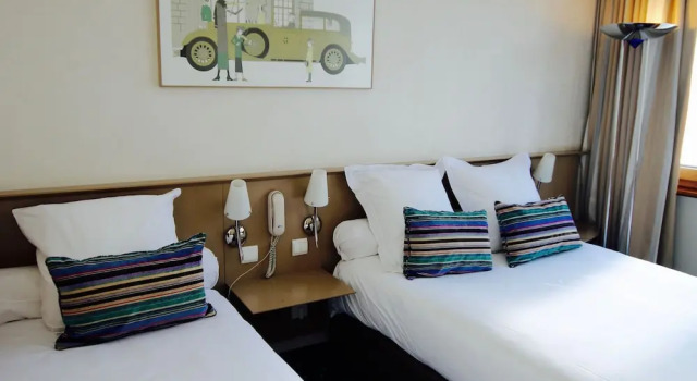 Трёхместный номер Classic Hôtel Restaurant Vaillant proche Europapark