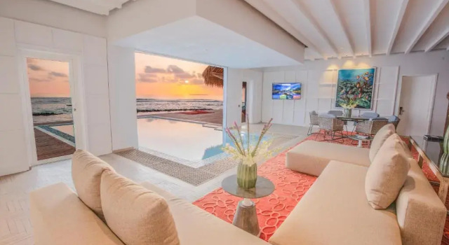 2 Bedrooms Presidential Pool Water Villa Emerald Maldives Resort & Spa
