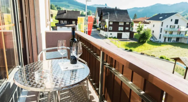 Люкс с видом на горы Roggenstock Lodge