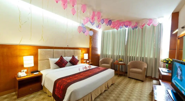 Двухместный номер Deluxe Mường Thanh Grand Dien Bien Phu Hotel