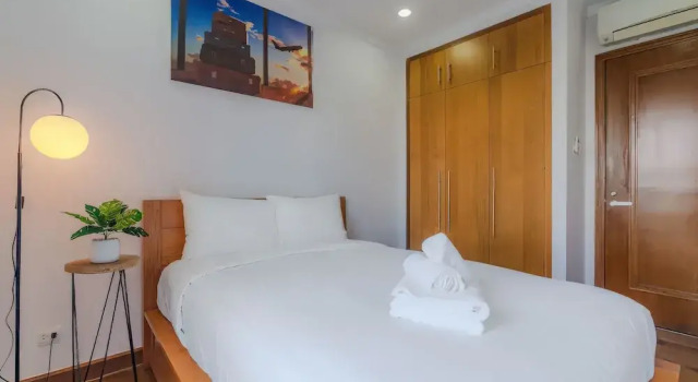Saigon Pavillon Suites, Забронировать Апартаменты/квартира Отели Района 3 с парковкой, рядом с Католическая церковь Тан Динь, Парковка