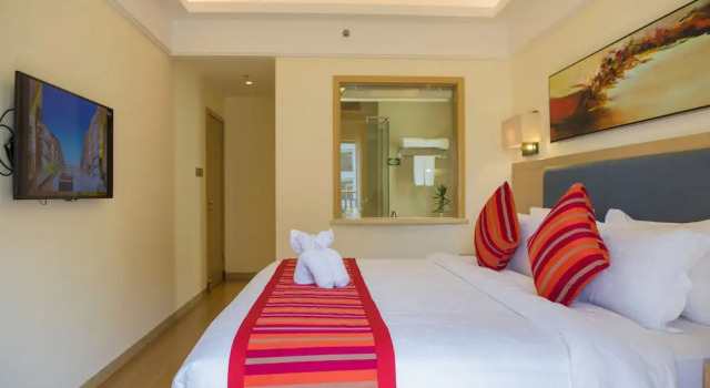 Двухместный номер Deluxe с балконом Tianze Beach Resort Sanya