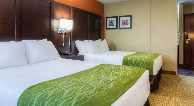 Четырёхместный номер Standard Comfort Inn & Suites Evansville Airport