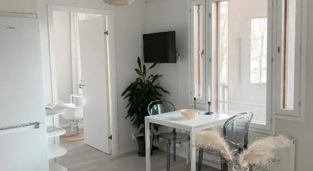 Modern one bedroom Apartment with Sauna near Airport