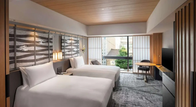 Двухместный номер Deluxe с видом на город Hilton Kyoto