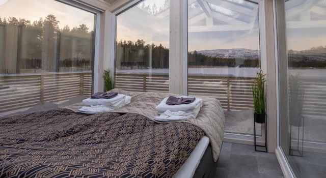 Flatmoen Natur Lodge, Rezerwuj Hotel Hotele w Troms og Finnmark z parkingiem, Parking