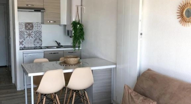 Studio vue mer Les Flots Bleus, Rezervasyon Daire Hérault otoparklı oteller, Otopark