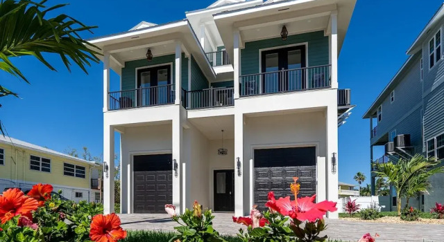 Magnificent New Build Private Pool Home On The North Tip Of Fort Myers Beach! 5 Bedroom Home by RedAwning