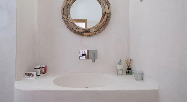 Апартаменты c 1 комнатой с балконом и с видом на сад Santorini Crystal Blue Boutique Hotel