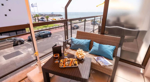 Двухместный семейный номер Standard с видом на море Best Western Hôtel Royan Océan