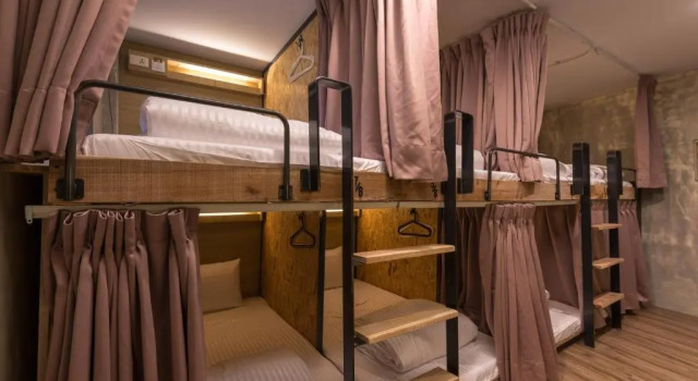Кровать в общем номере Beimen WOW Poshtel