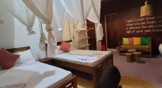 Двухместный номер Deluxe с видом на внутренний двор Sand and Sunset JGM Hotel, Paje