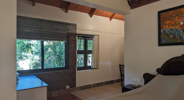 Двухместный семейный номер Standard с балконом и с видом на сад Neelambari Ecotourism Thrissur Aratupuzh