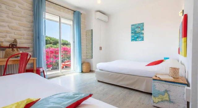 Трёхместный номер Standard с видом на море Villa à proximité de la plage de lalmanarre