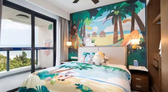 Семейный люкс с видом на море Taoji Seaview Hotel