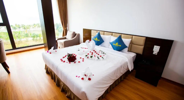 Двухместный номер Deluxe с видом на море Golden Palm HaLong Hotel