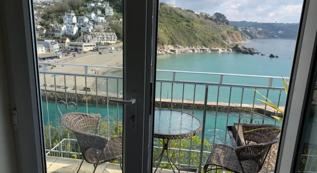 Standaard Tweepersoonskamer met balkon en  uitzicht op zee The Watermark Bed & Breakfast