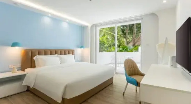 Семейный люкс с 2 комнатами с видом на внутренний двор Sanya Mi Yue Hotel