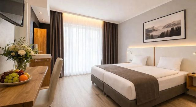 Двухместный номер Standard с видом на горы Hotel Drei Könige