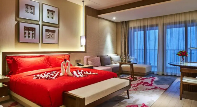 Двухместный номер Superior с видом на океан Crowne Plaza Ningbo Xiangshan Sea View by IHG