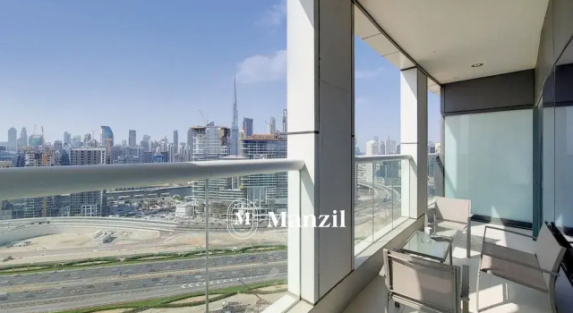 Апартаменты Luxury Manzil - Cozy 1BR in Paramount w Burj Khalifa View