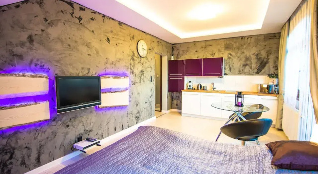 Апартаменты Deluxe Apartamenty hoteLOVE z biokominkiem na Skale