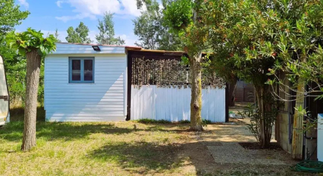 Mobil-Home 6 Personnes Sur Terrain 600 M2, Réserver Camping Camping et glamping à Canal du Midi, Camping